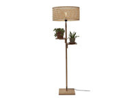 Floor Lamp with shelves - JAVA - Bamboo