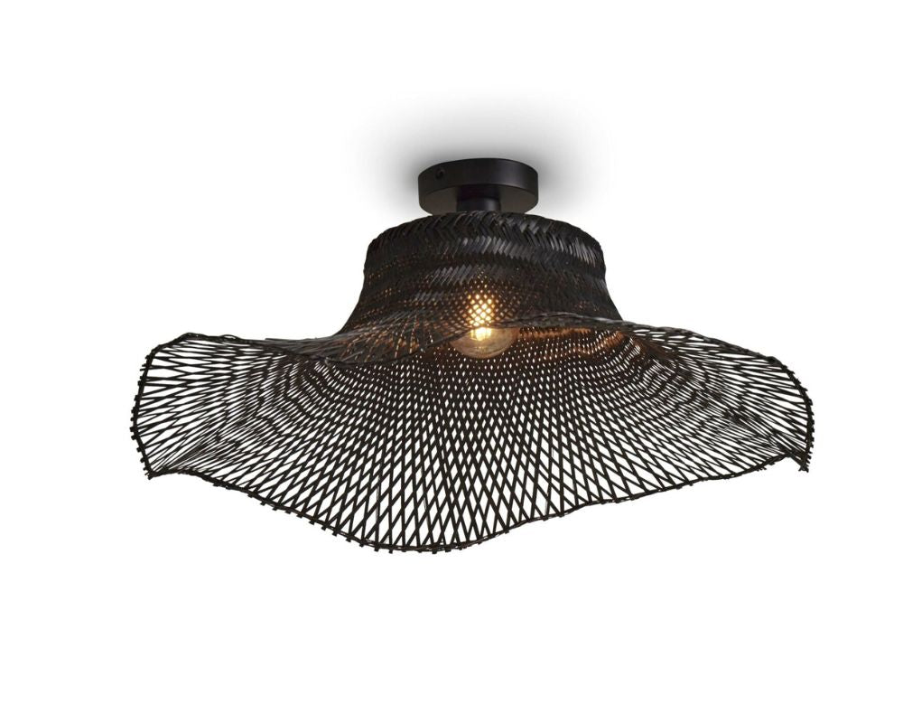 Ceiling Lamp - IBIZA - Bamboo - Wavy