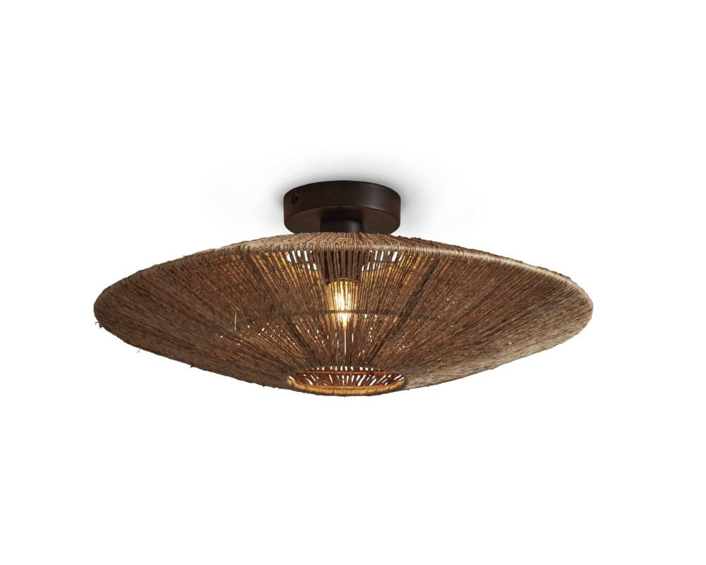 Ceiling Lamp - IGUAZU - Jute / Flat