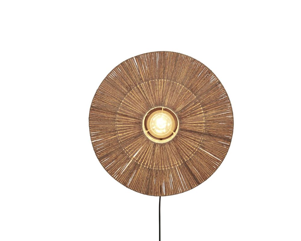 Wall Lamp - IGUAZU - Jute / Disc
