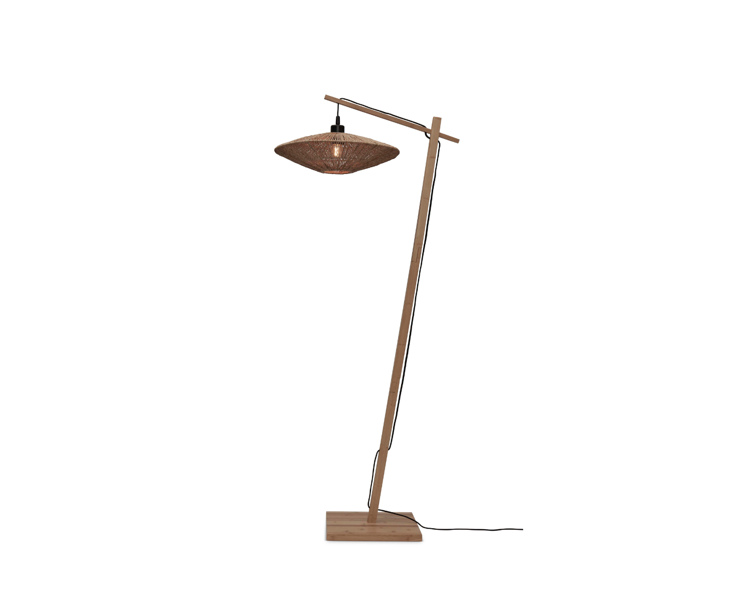 Floor Lamp - IGUAZU - Bamboo - Disc