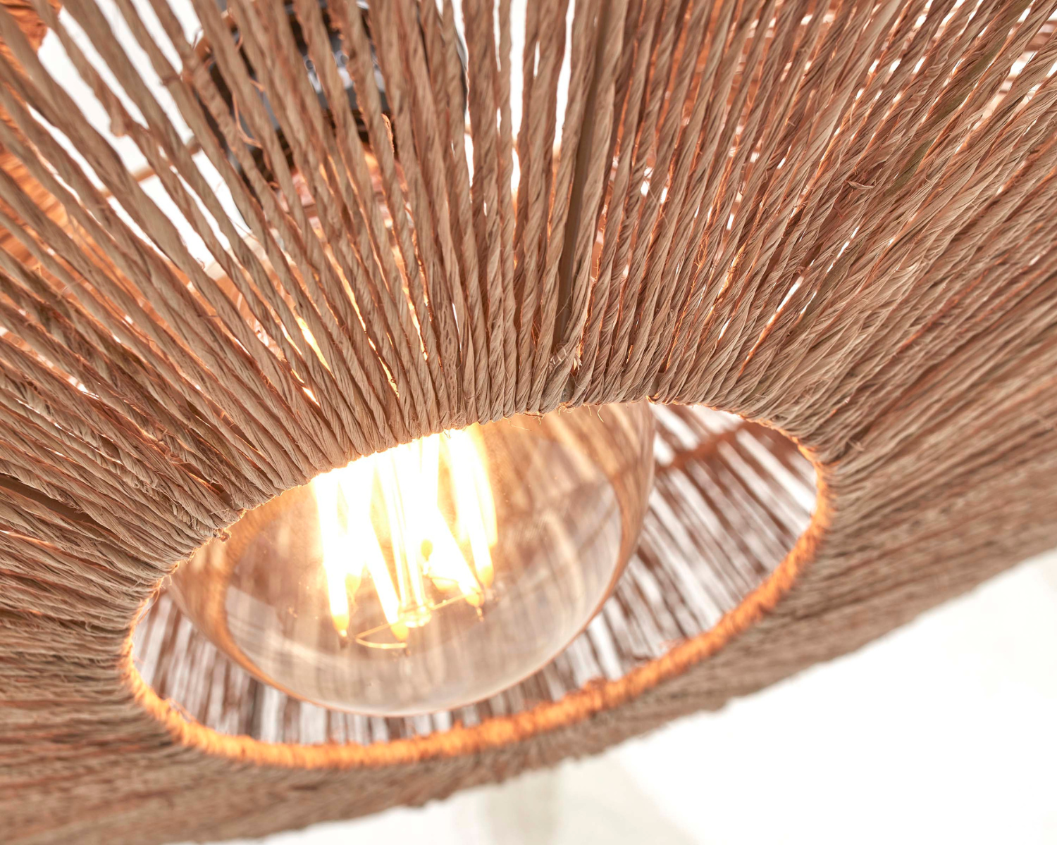 Ceiling Lamp - IGUAZU - Jute / Flat