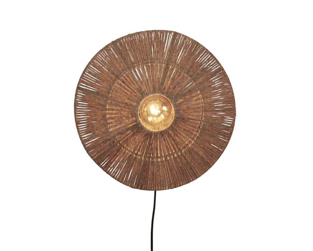 Wall Lamp - IGUAZU - Jute / Disc