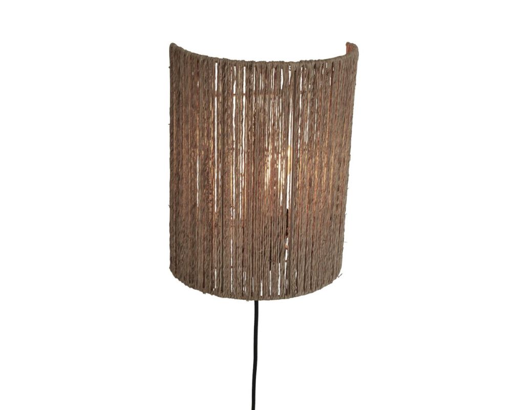Wall Lamp - IGUAZU - Jute / Hemisphere