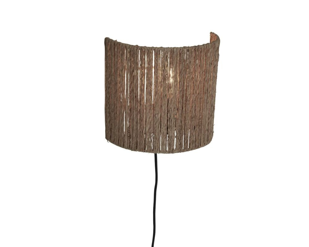 Wall Lamp - IGUAZU - Jute / Hemisphere