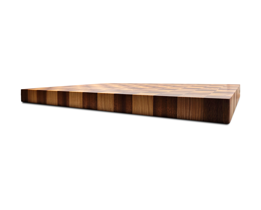 End-Grain Solid Wood Multi Patterned Cutting Board
