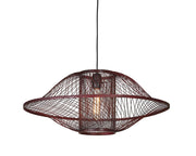 good&mojo maui burgundy large led lamp tube e27 wooden amsterdam mauh021bu 2