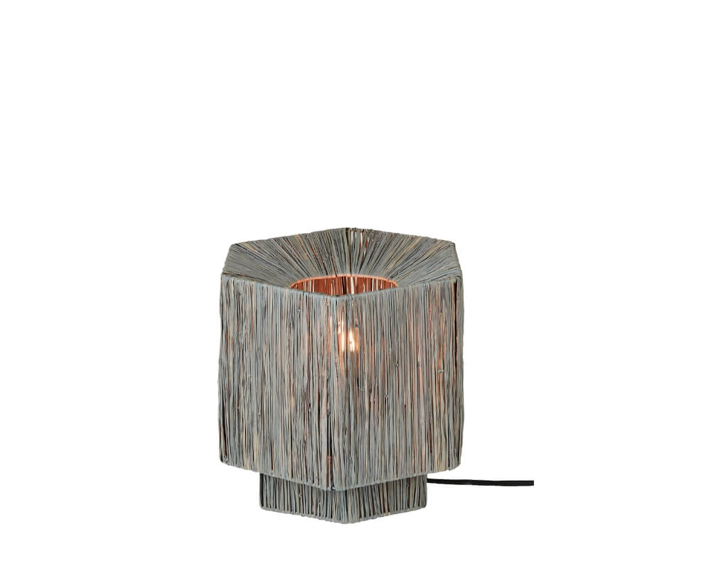 good&mojo panama raffia gray small gold filament bulb e27 wooden amsterdam pant051gr 2