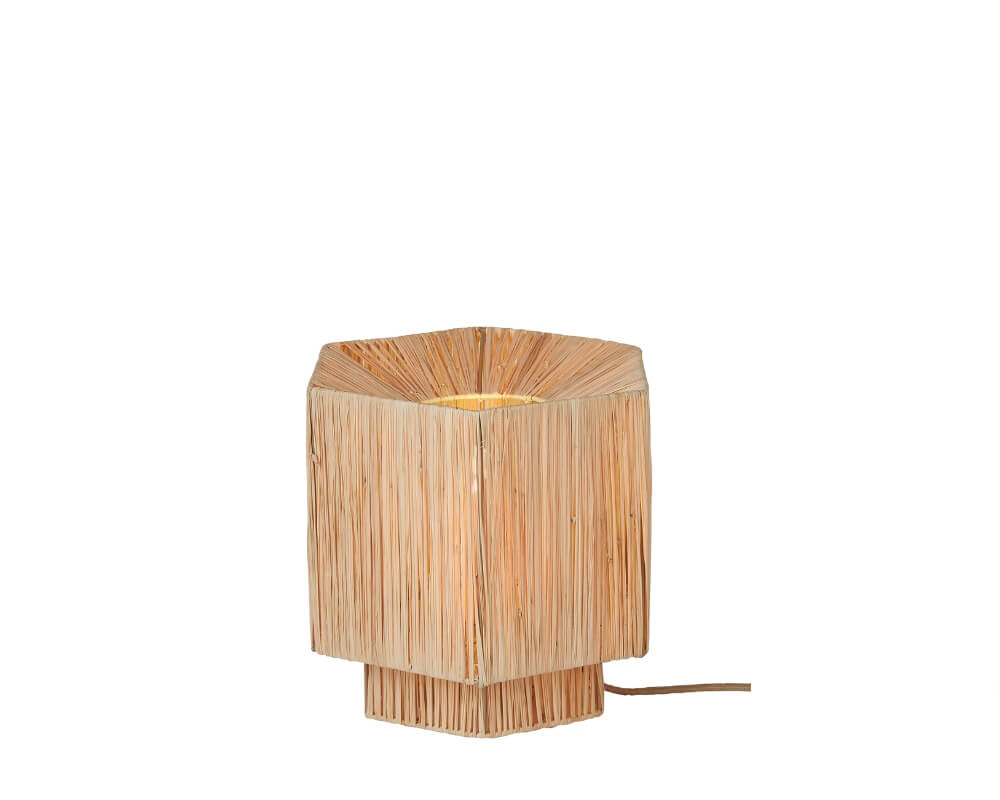 good&mojo panama raffia natural small gold filament bulb e27 wooden amsterdam pant051na 2