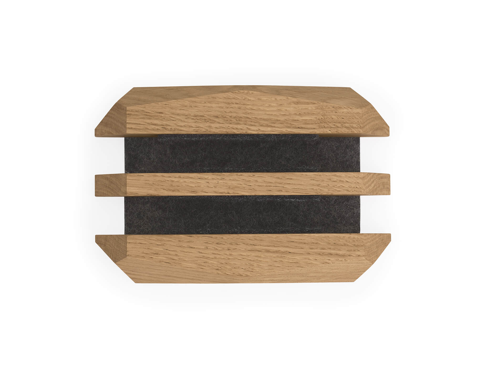 dual laptop dock oak