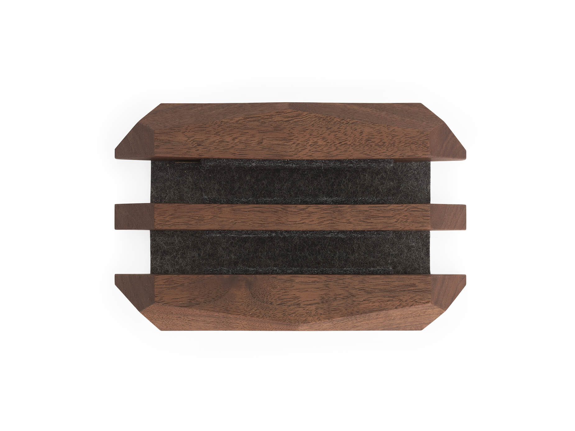 dual laptop dock walnut