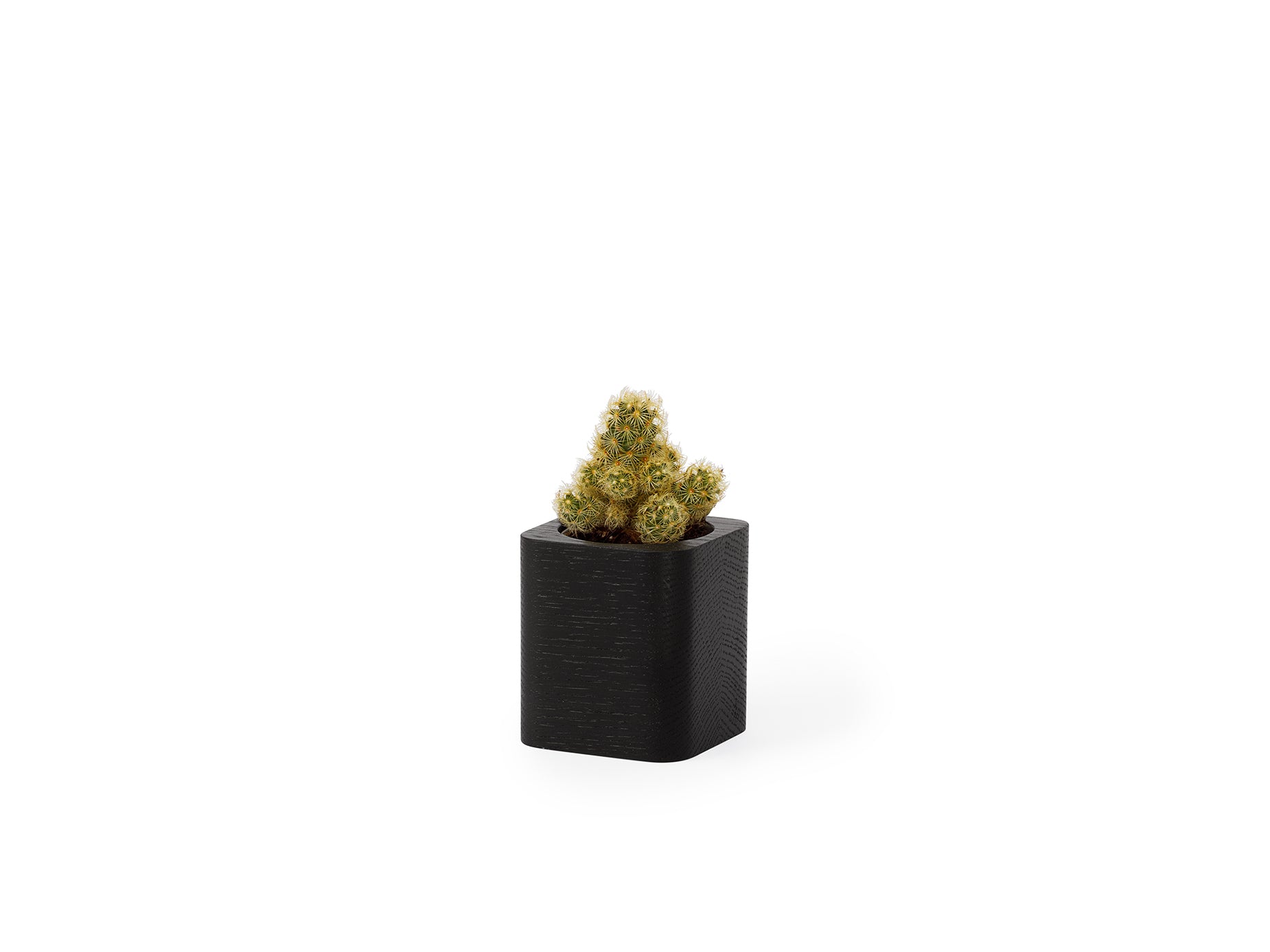 cubic pot – black