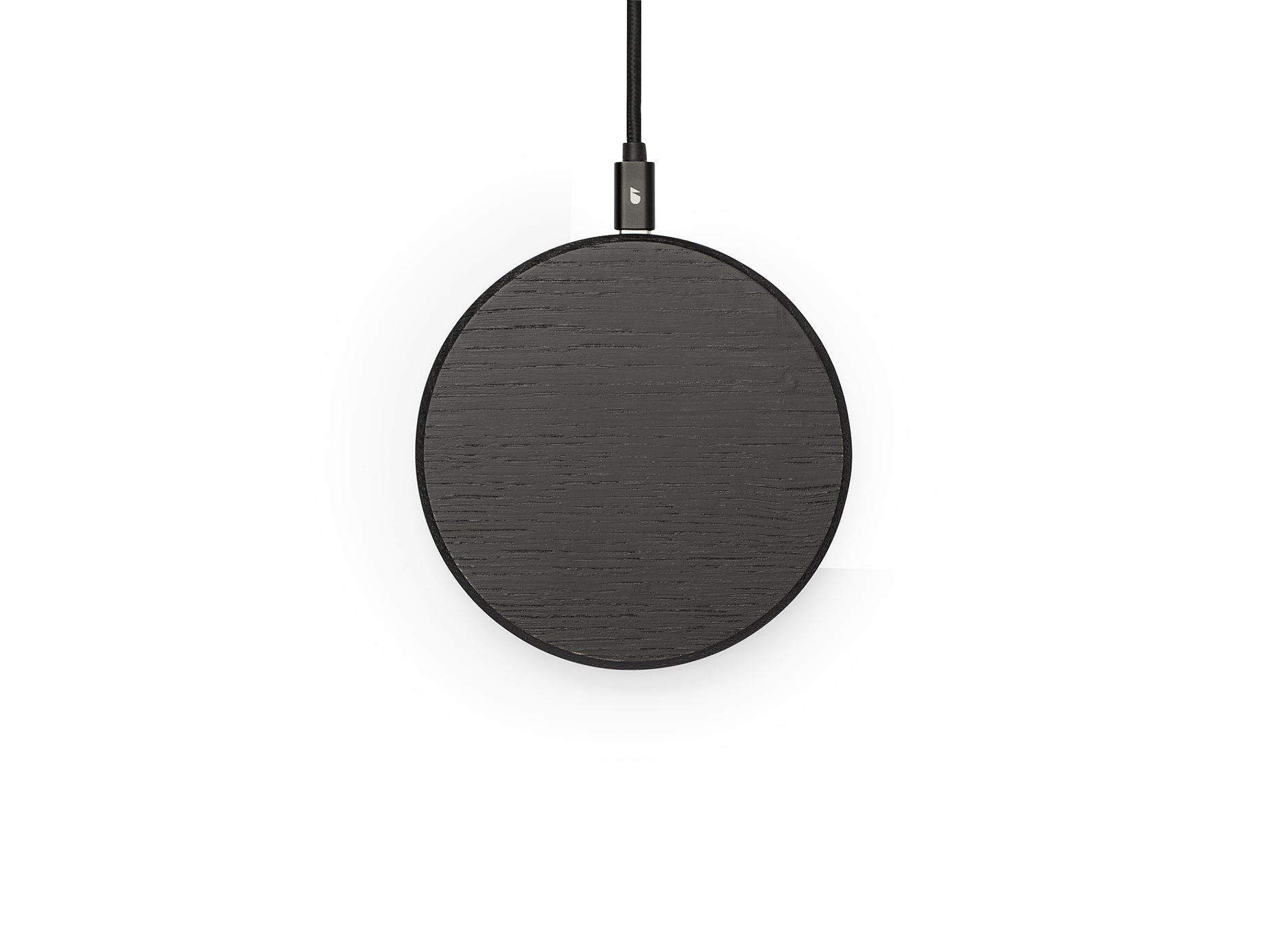 slim charging pad black