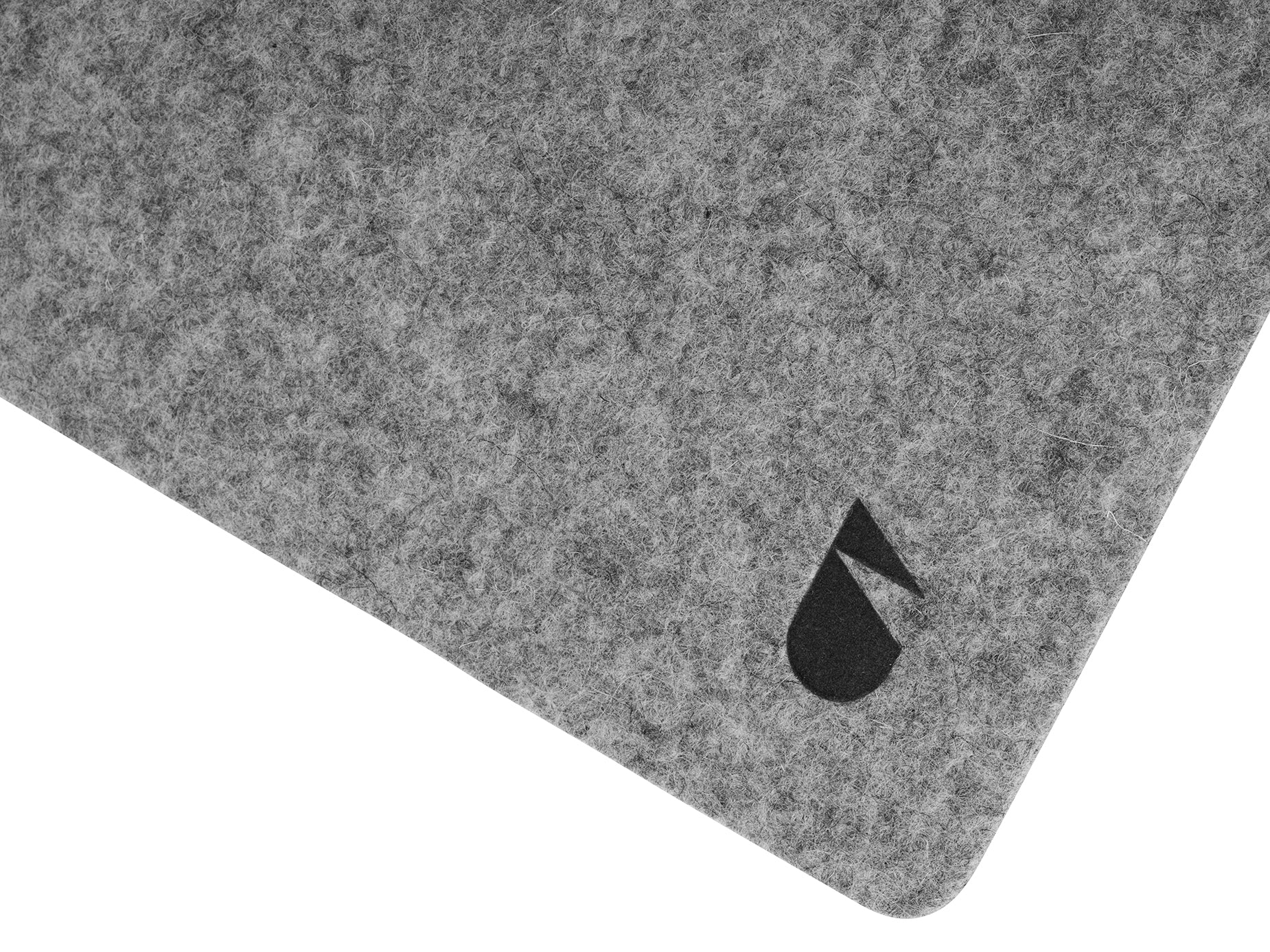 felt & cork mouse pad grey