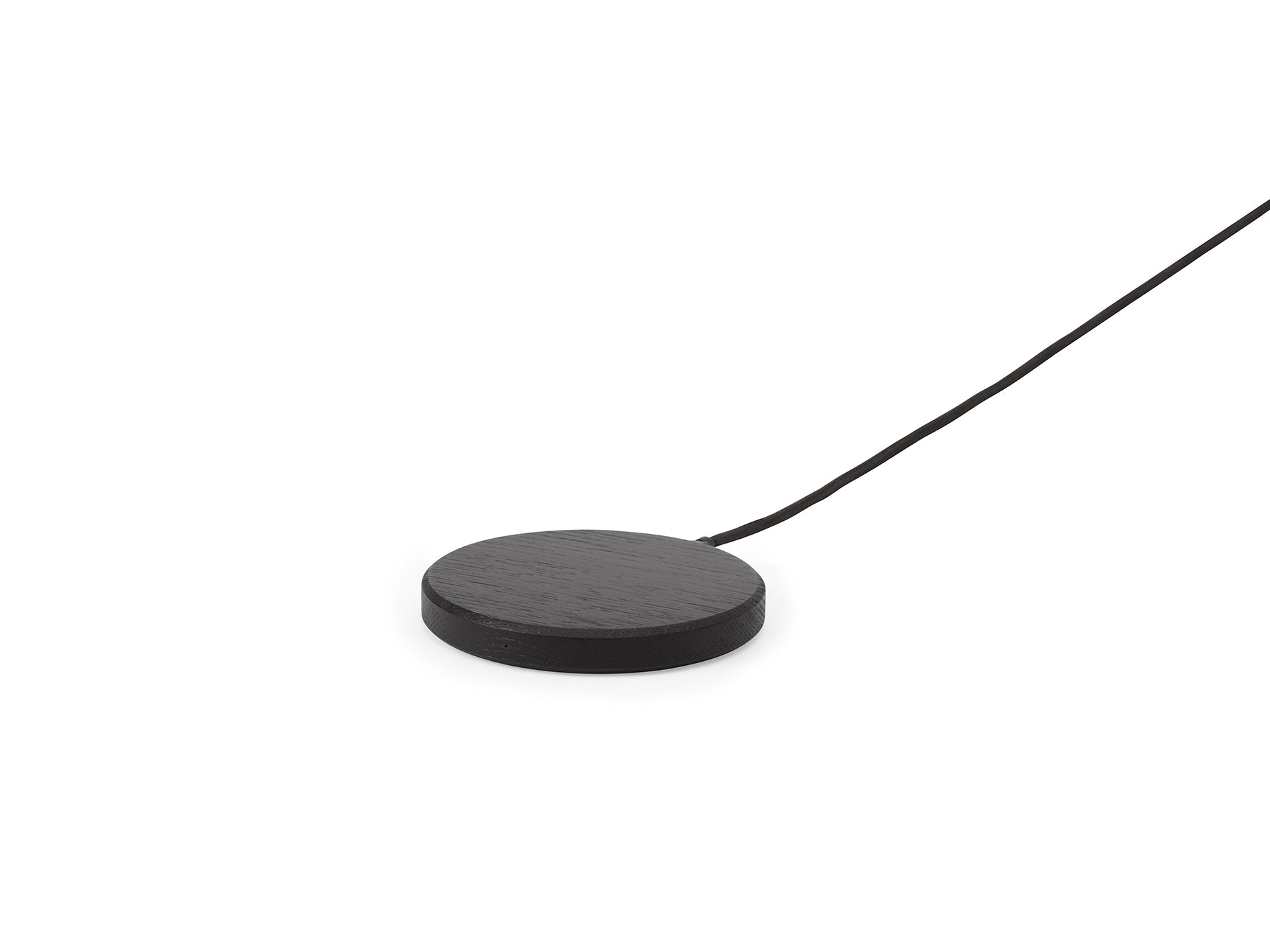 slim charging pad black