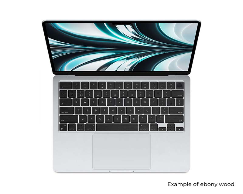 rauw keycaps ebony macbookair