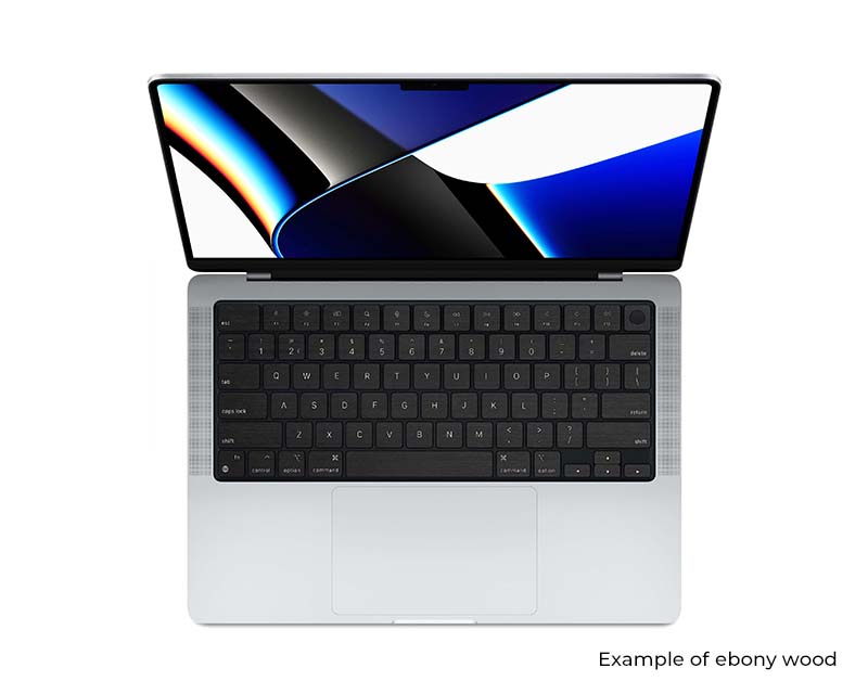 rauw keycaps ebony macbookpro