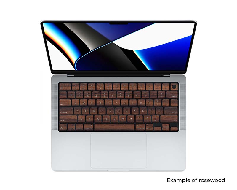 rauw keycaps rosewood macbookpro
