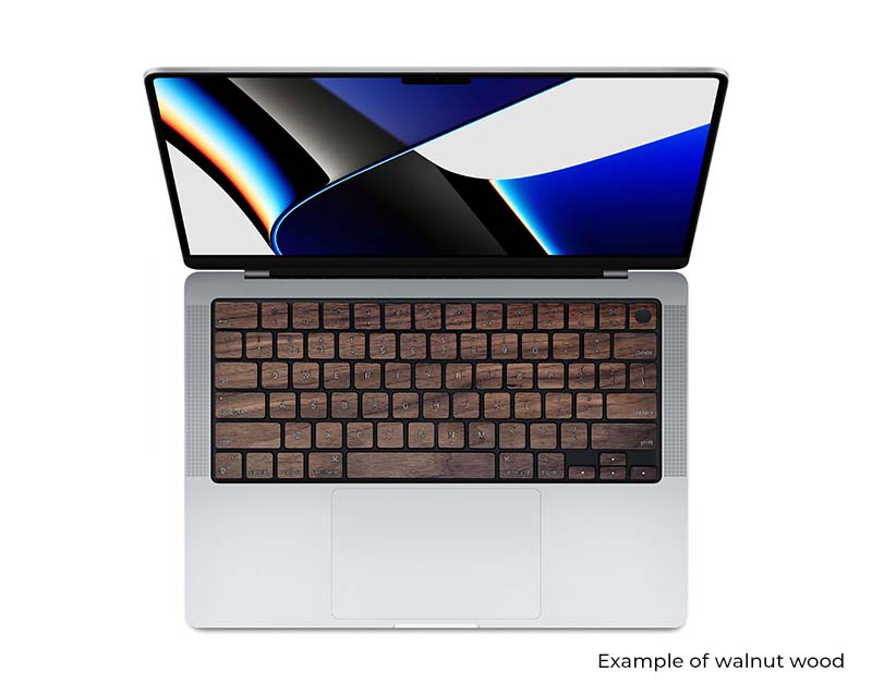 rauw keycaps walnut macbookpro