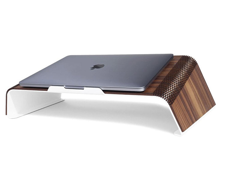 rauw laptop stand walnut 001
