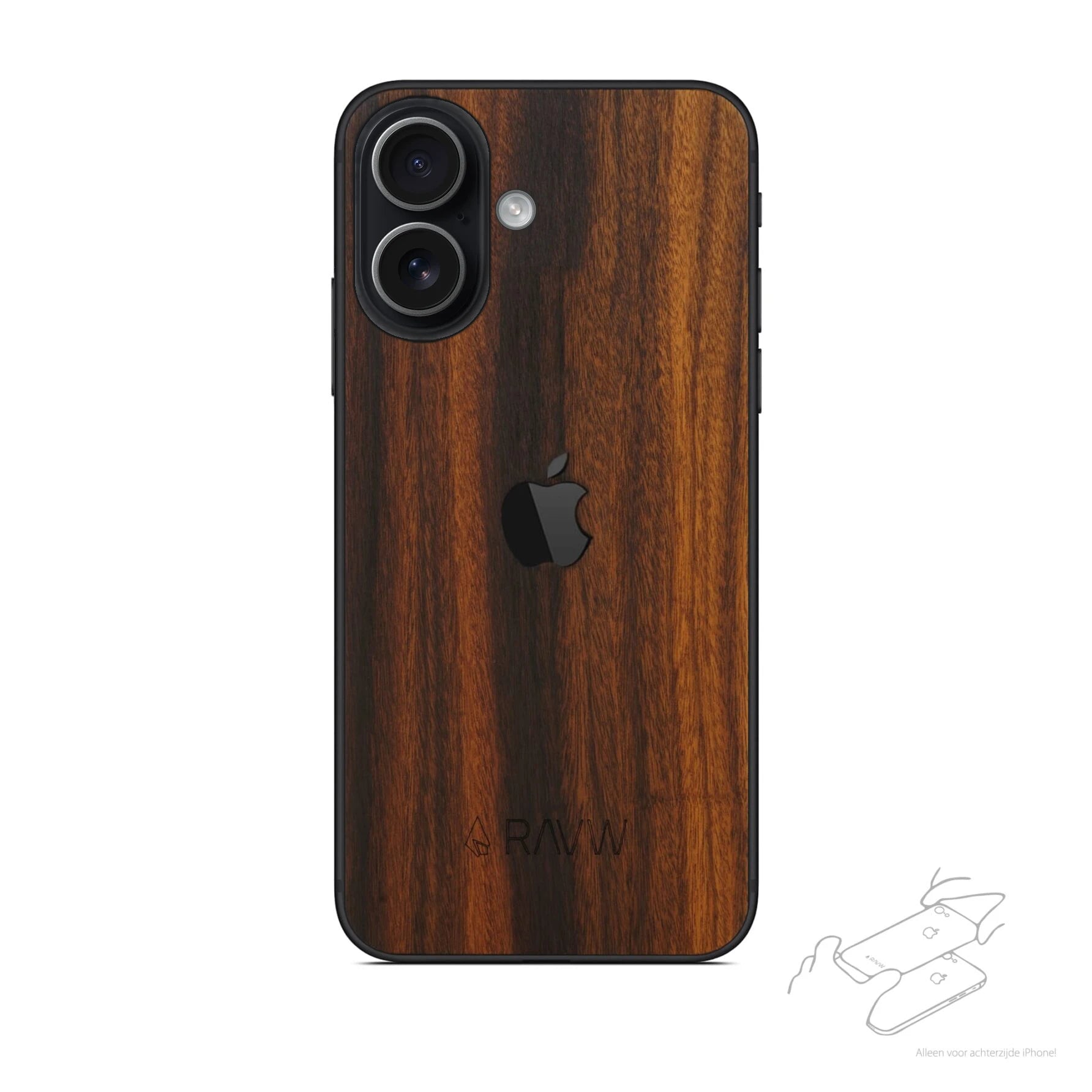 Houten iPhone-skin