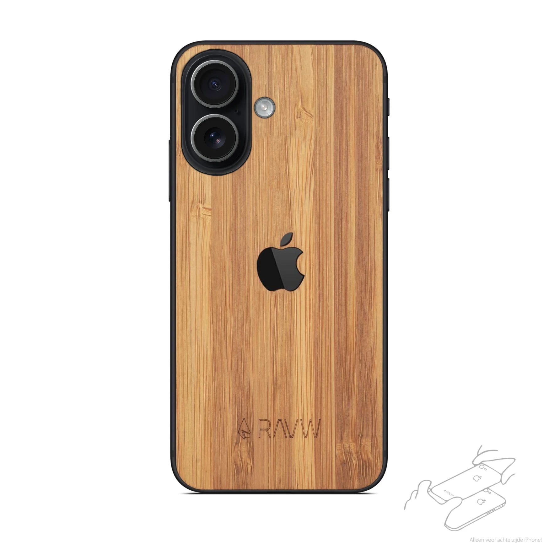 Houten iPhone-skin