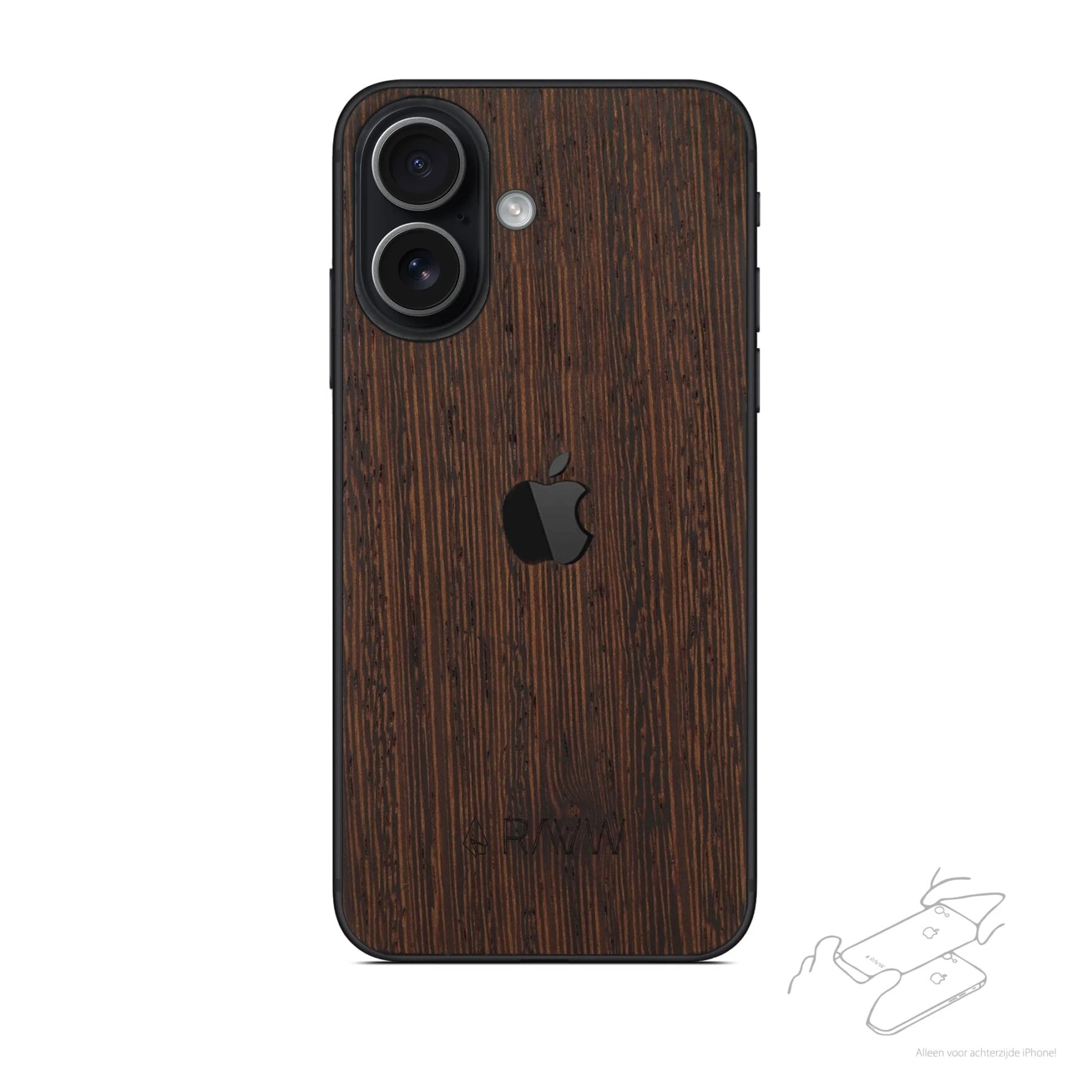 Houten iPhone-skin