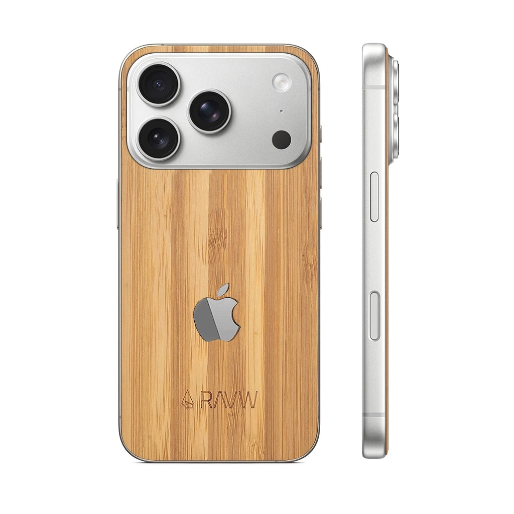 Houten iPhone-skin