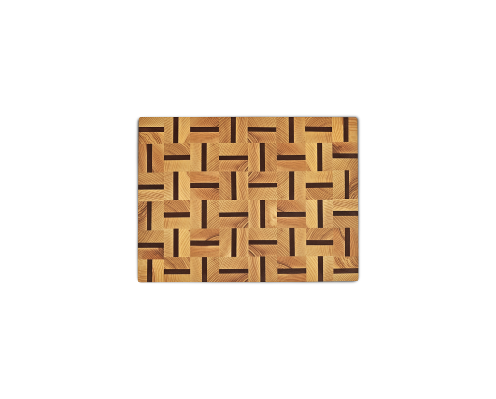 End-Grain Cutting Board with Tray