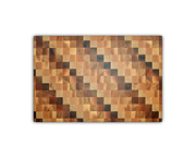 End-Grain Solid Wood Multi Patterned Cutting Board