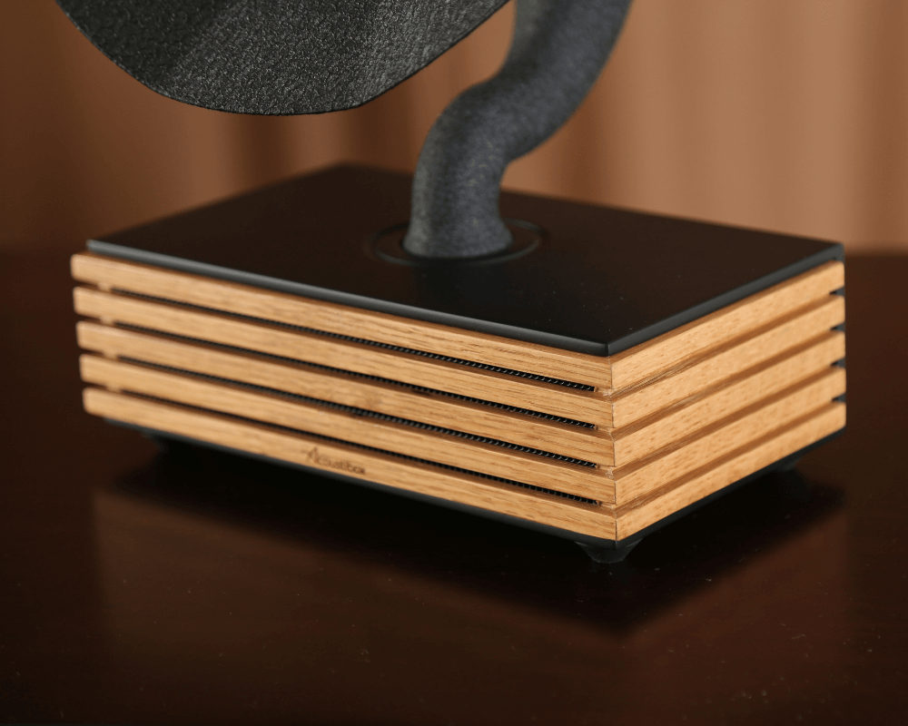 bluetooth speaker acoustibox oak