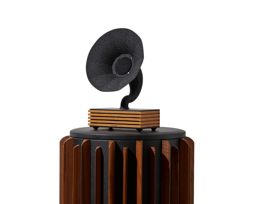 bluetooth speaker acoustibox oak