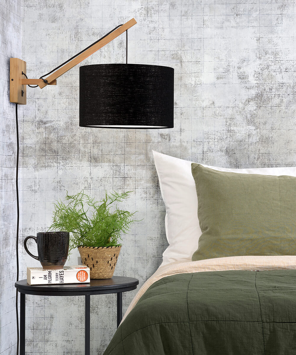Wall Lamp - ANDES - Bamboo/Linen - Natural