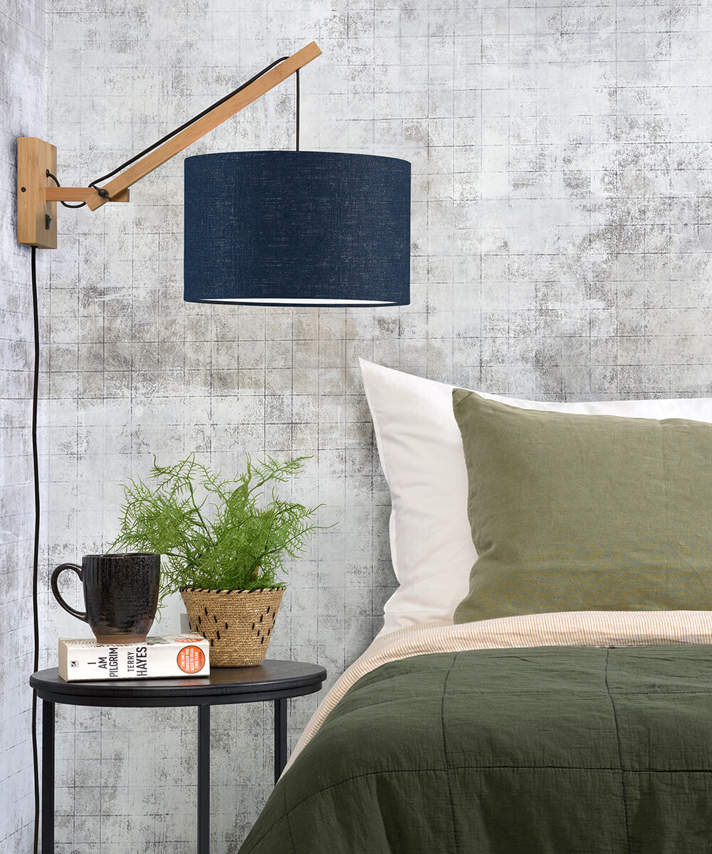 Wall Lamp - ANDES - Bamboo/Linen - Natural