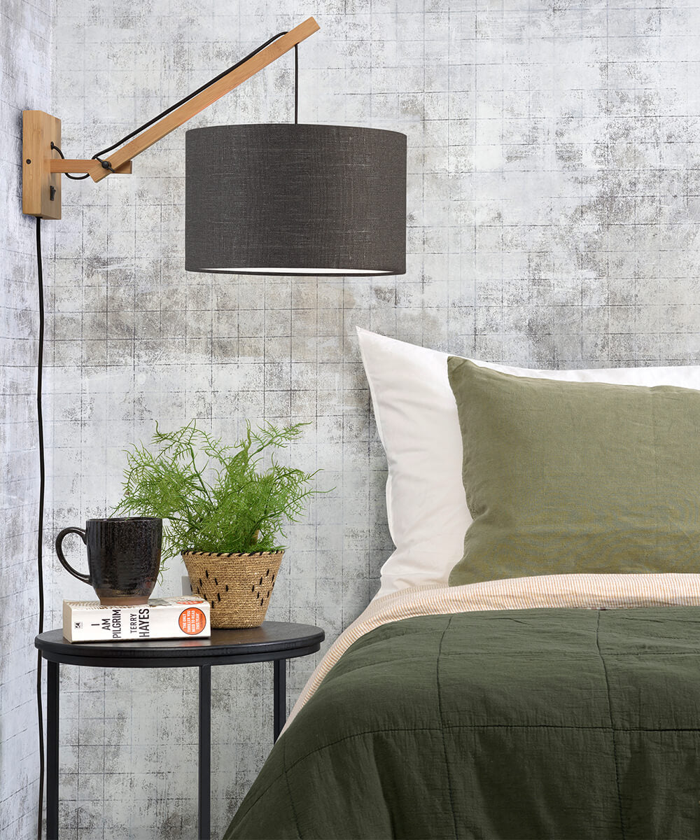 Wall Lamp - ANDES - Bamboo/Linen - Natural