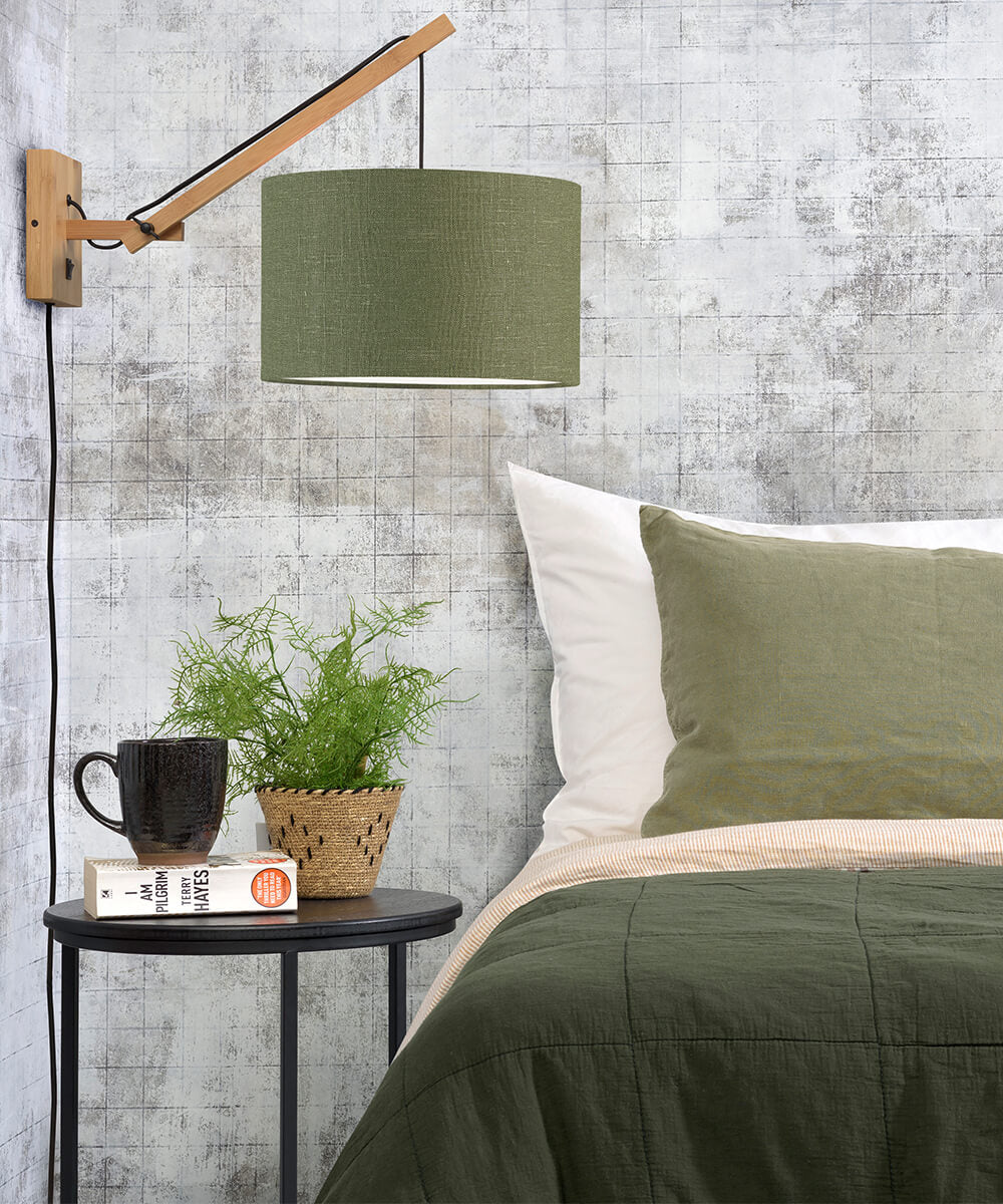Wall Lamp - ANDES - Bamboo/Linen - Natural