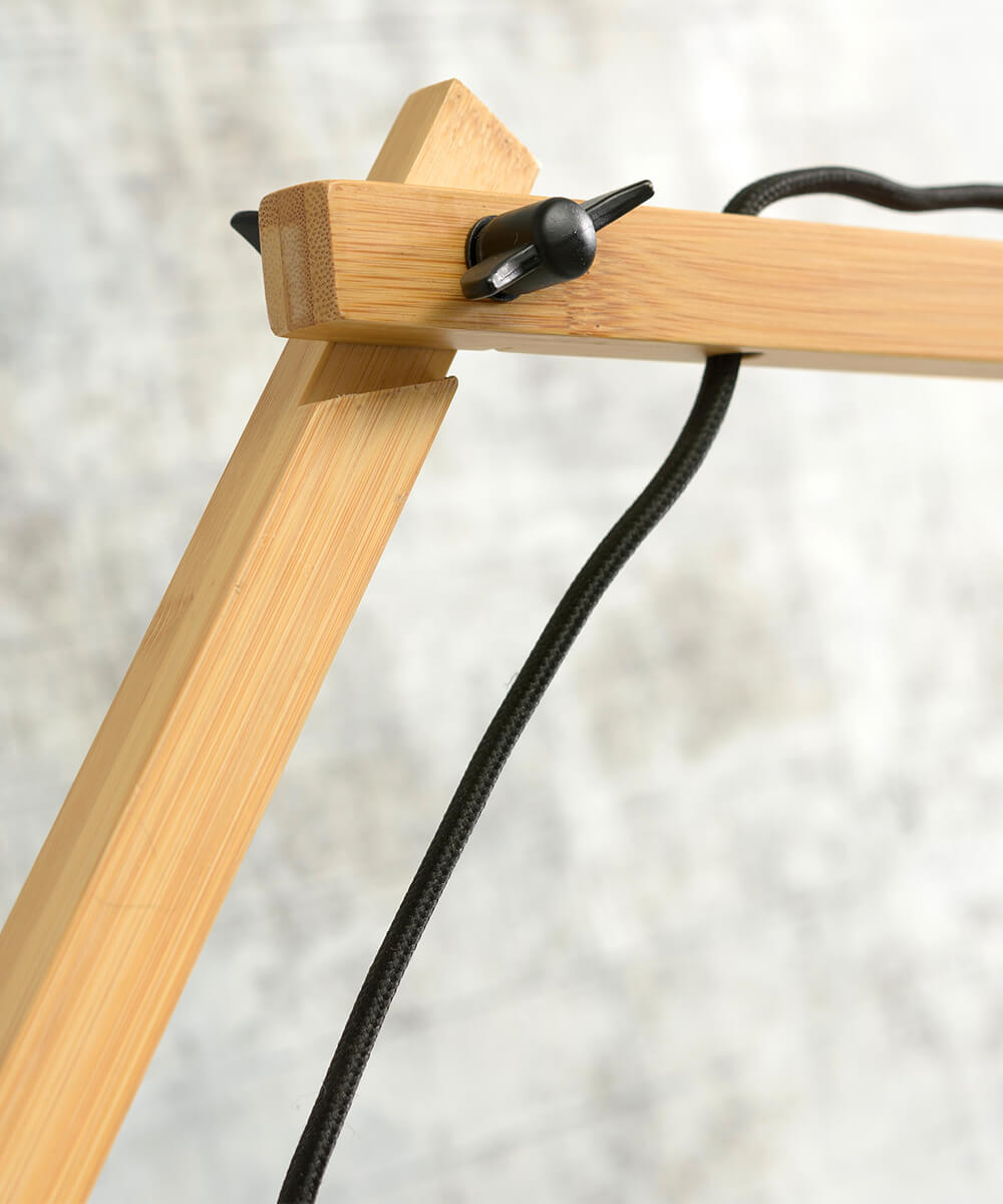 Wall Lamp - ANDES - Bamboo/Linen - Natural