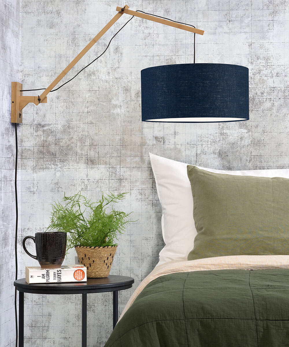 Wall Lamp - ANDES - Bamboo/Linen - Natural