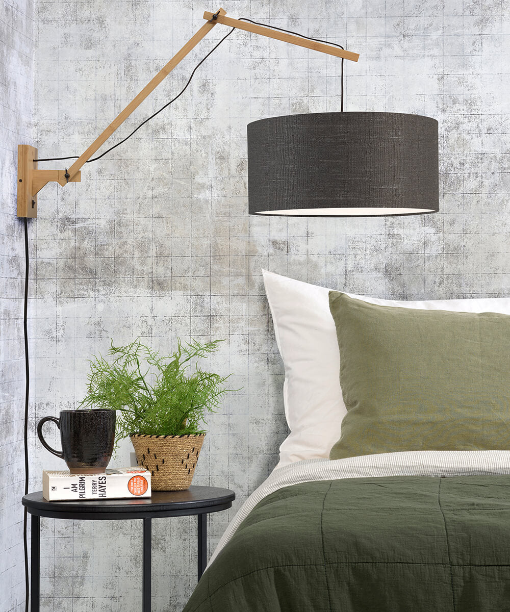 Wall Lamp - ANDES - Bamboo/Linen - Natural
