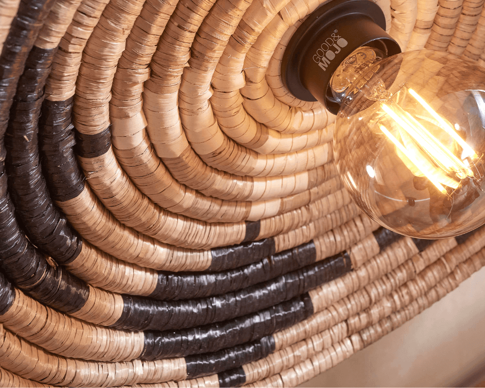 ceiling lamp andros raffia