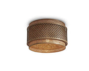 Ceiling Lamp - BHUTAN - Bamboo / Shade Round