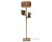 Floor Lamp with shelves - BHUTAN - Bamboo