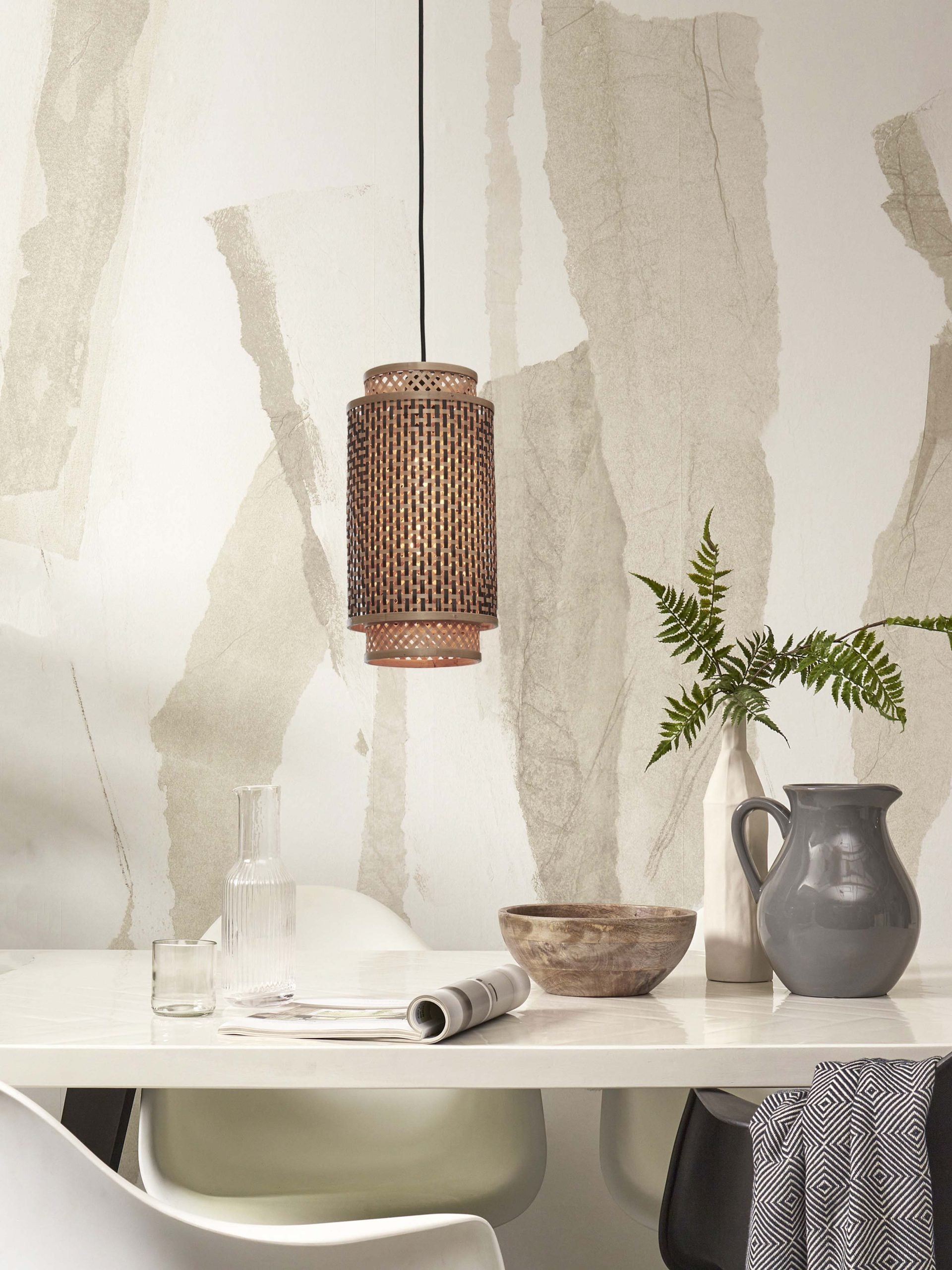 Hanging Lamp - BHUTAN - Bamboo / Shade