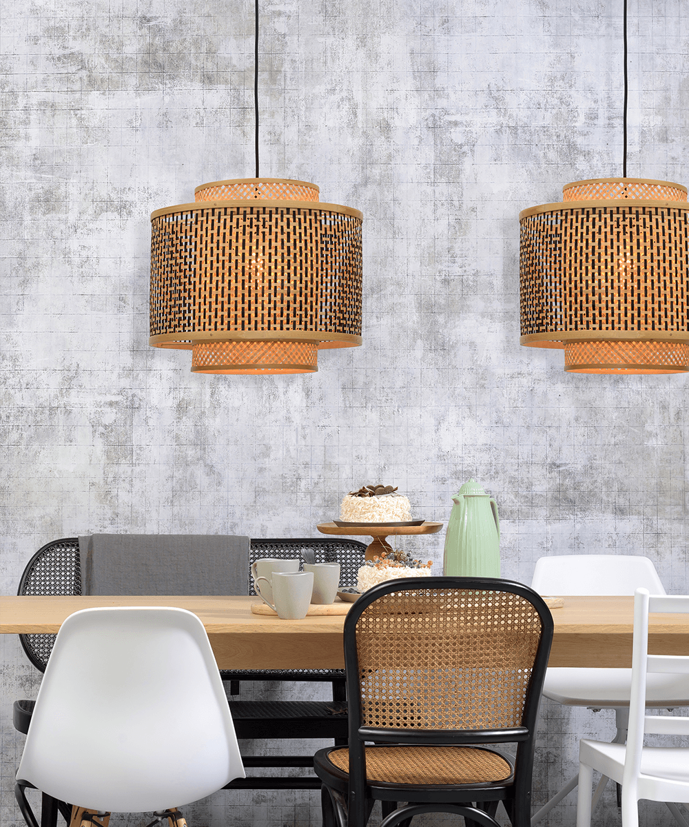 Hanging Lamp - BHUTAN - Bamboo