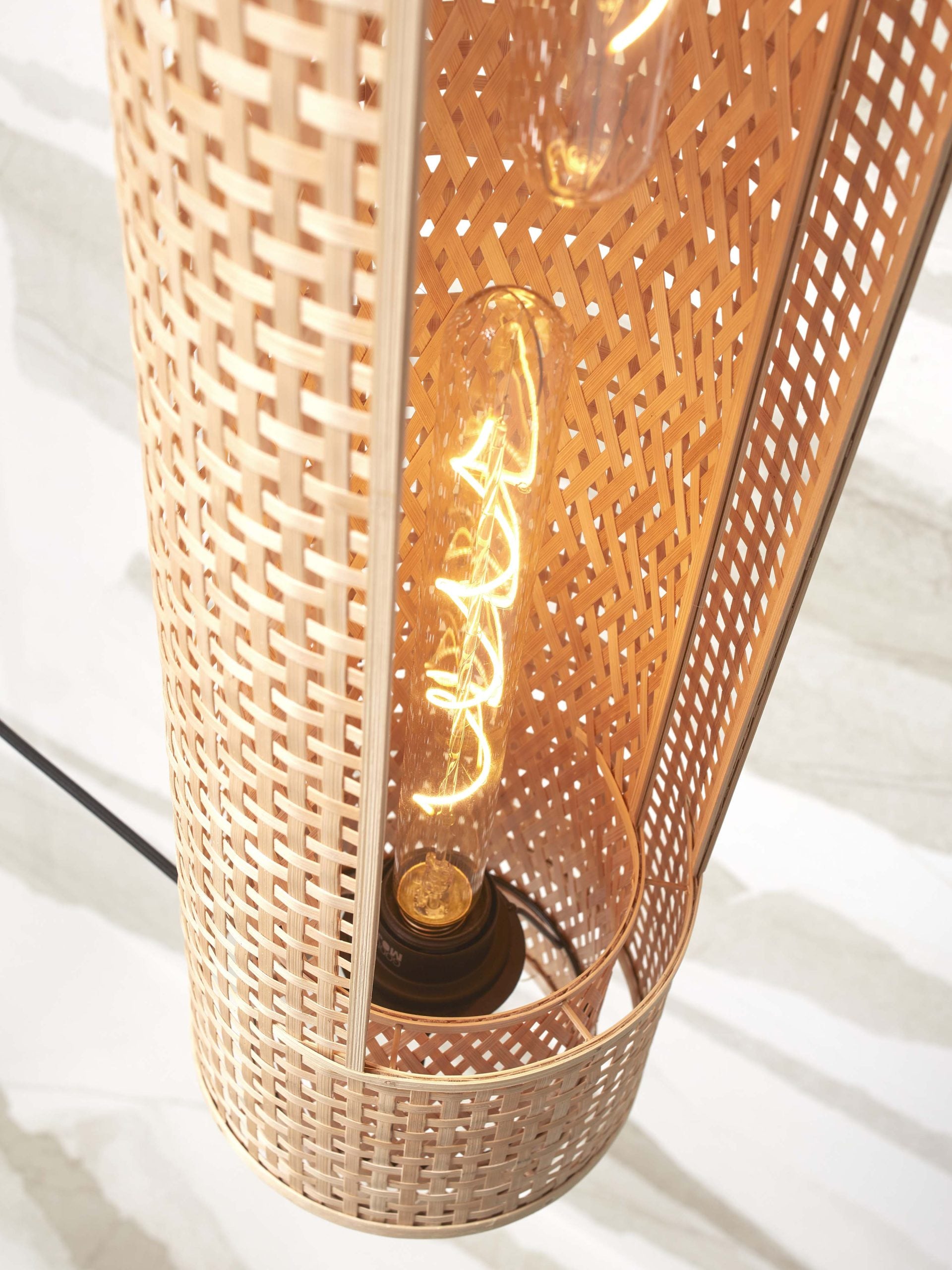 Hanging Lamp - BHUTAN - Bamboo - Cylinder