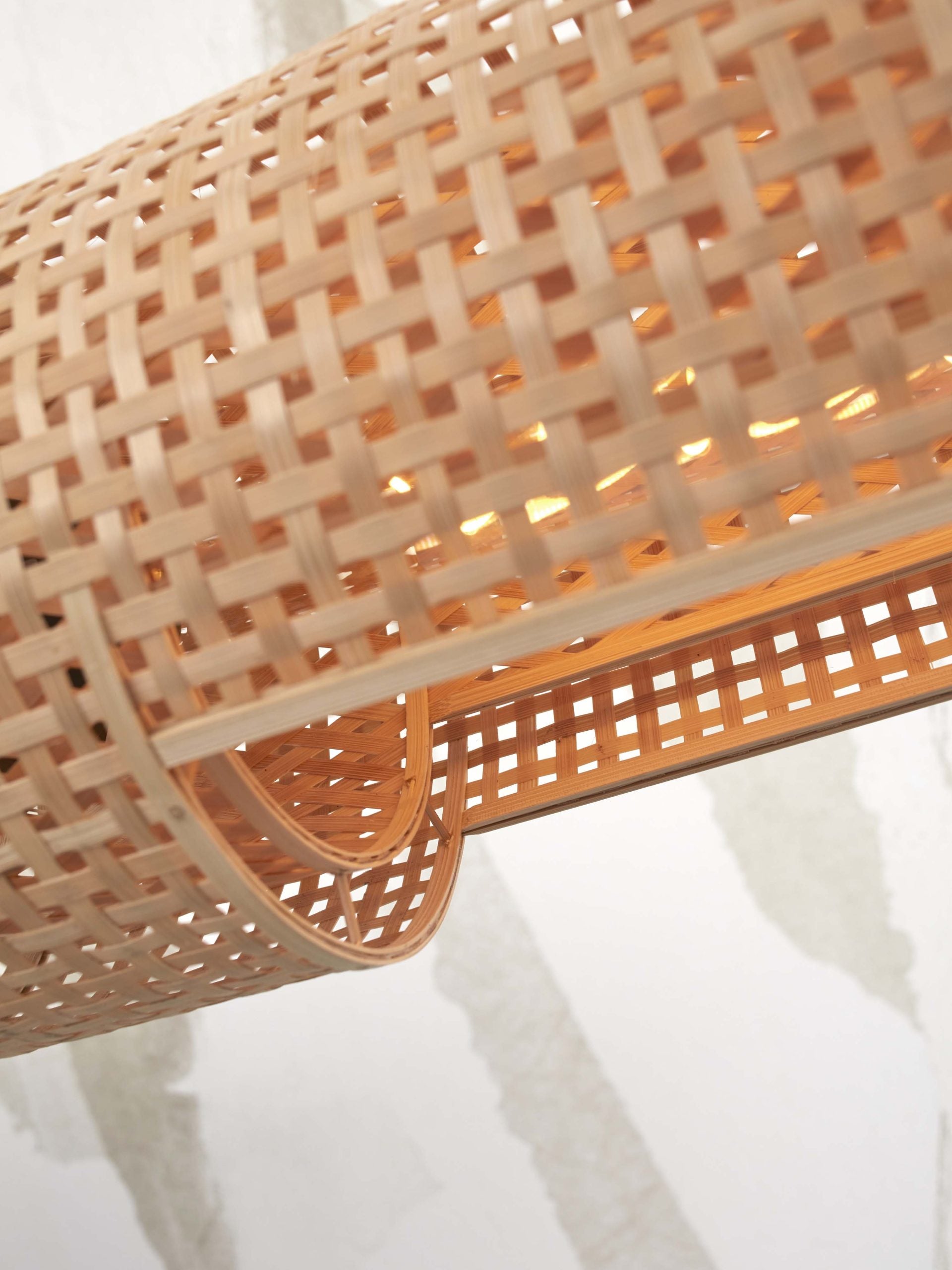 Hanging Lamp - BHUTAN - Bamboo - Cylinder