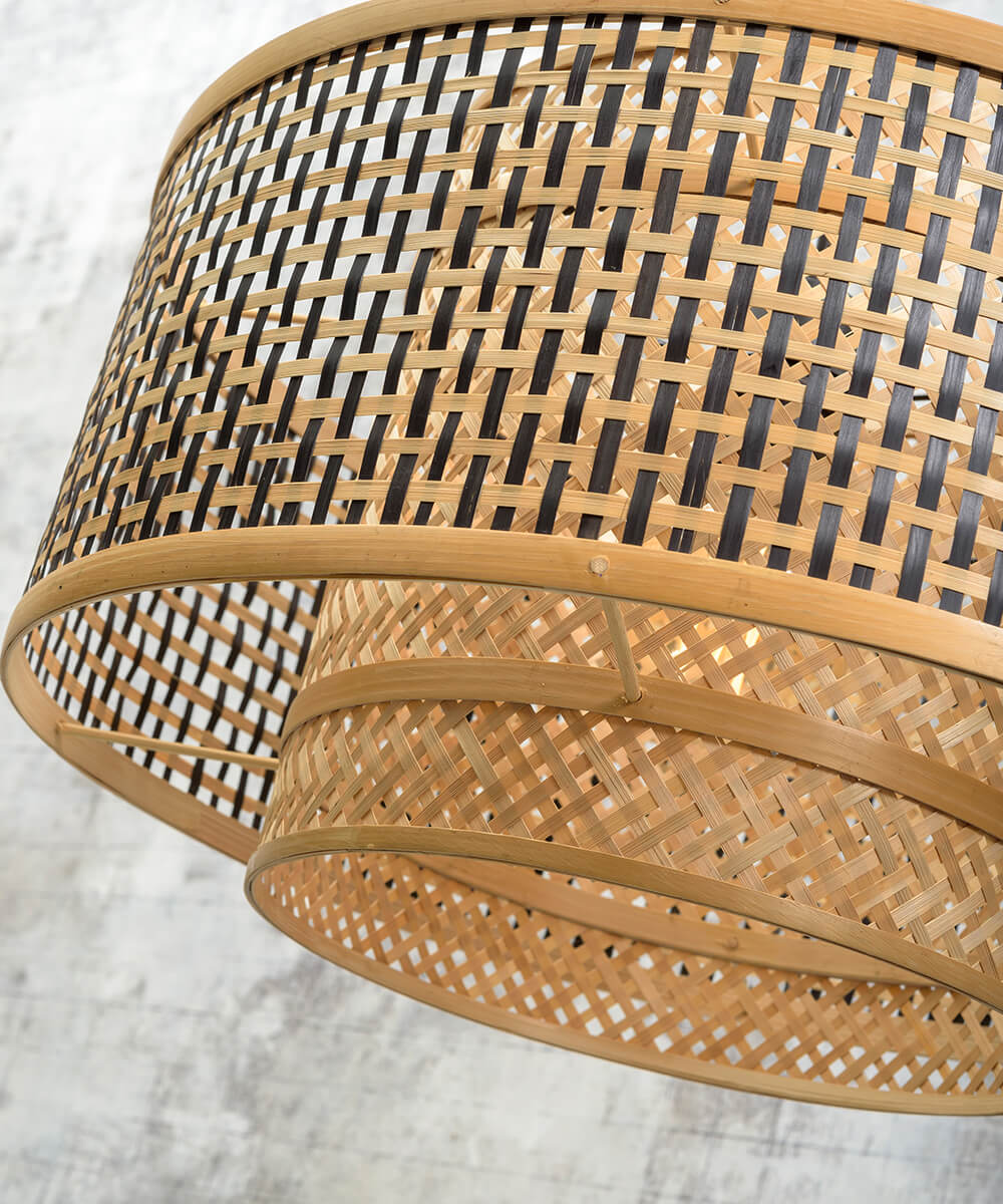 Hanging Lamp - BHUTAN - Bamboo