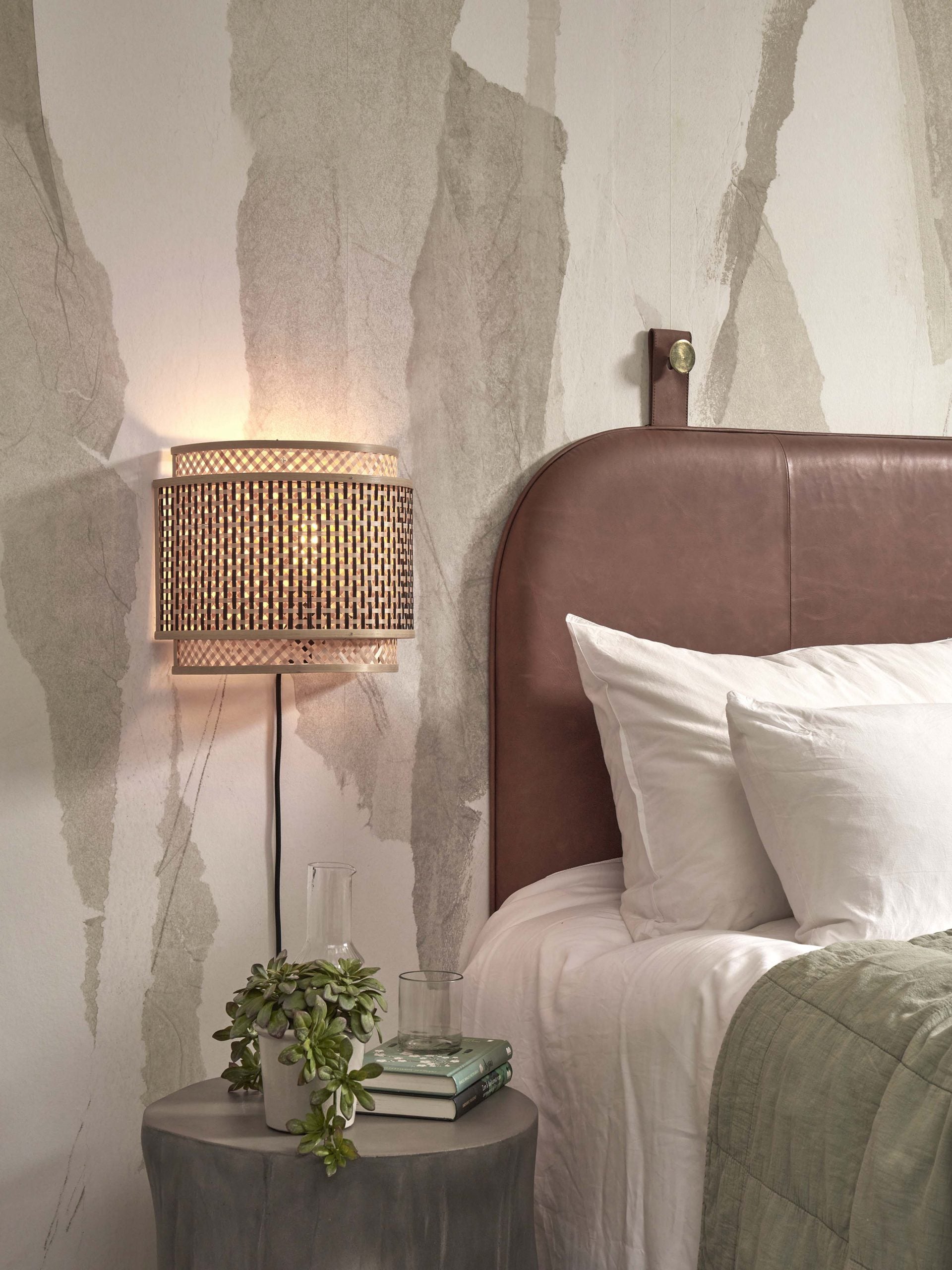 Wall Lamp - BHUTAN - Bamboo / Round