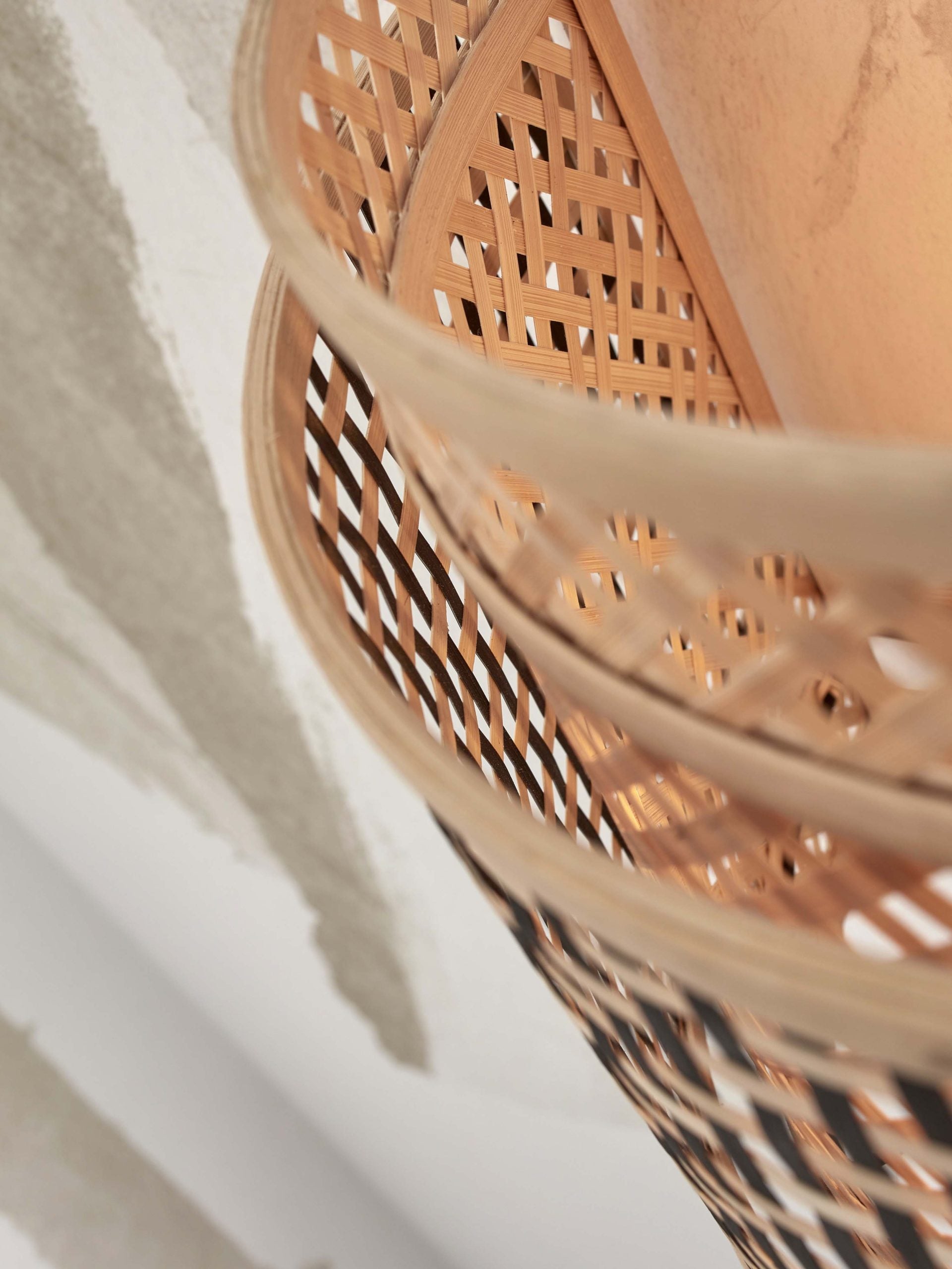 Wall Lamp - BHUTAN - Bamboo / Round