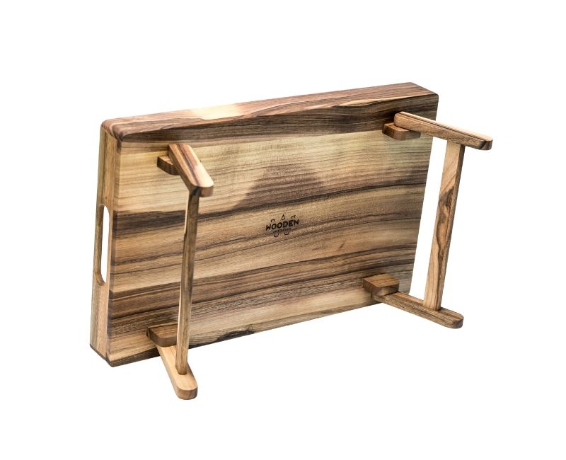 breakfast tray walnut